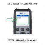 LCD Screen Display Replacement for Autel MaxiLink AL609P Scanner